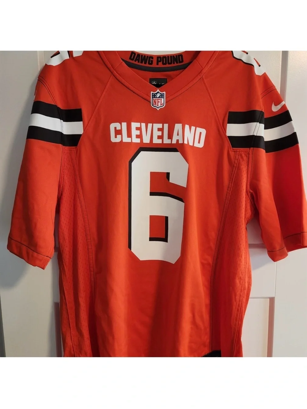 Baker Mayfield Cleveland Browns nike NFL Jersey #6 orange colorway / dawg pound